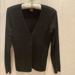 Ann Taylor Petite-Size S black cardigan